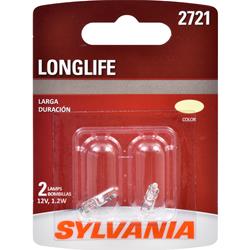 Sylvania Lighting Long Life Incandescent Light Bulbs 2721LL.BP2