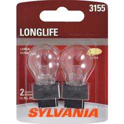 Sylvania Lighting Long Life Incandescent Light Bulbs 3155LL.BP2