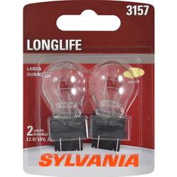 Sylvania Lighting Long Life Incandescent Light Bulbs 3157LL.BP2