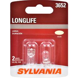 Sylvania Lighting Long Life Incandescent Light Bulbs 3652LL.BP2