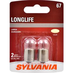 Sylvania Lighting Long Life Incandescent Light Bulbs 67LL.BP2