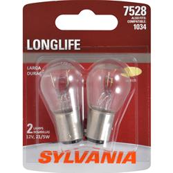 Sylvania Lighting Long Life Incandescent Light Bulbs 7528LL.BP2