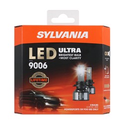 Sylvania Lighting LED Ultra Bulbs 9006LEDHP.BX2