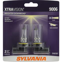 Sylvania Lighting XtraVision Halogen Light Bulbs 9006XV.BP2