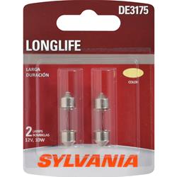 Sylvania Lighting Long Life Incandescent Light Bulbs DE3175LL.BP2