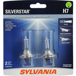 Sylvania Lighting SilverStar Halogen Light Bulbs H7ST.BP2