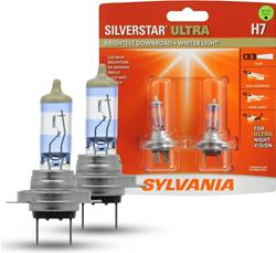 Sylvania Lighting SilverStar Ultra Halogen Light Bulbs H7SU.BP2