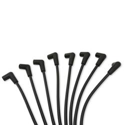 Universal 8.5MM 90 Degree Black Spark Plug Wires w/ Male & Female
