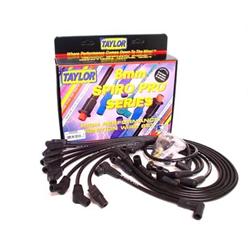 Taylor Spark Plug Wire Set 76032; Spiro Pro 8mm Black 135¡ for Chevy V8