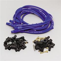 Taylor Spark Plug Wire Set 73155; Spiro Pro 8mm Purple Straight Universal V8