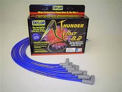 Blue ThunderVolt 8.2mm Ignition Wire Set Taylor Cable 82617 ThunderVolt 8.2mm Ignition Wire Set Spiro-Wound Custom Fit 115 deg 