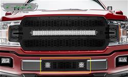 T-Rex Stealth Laser Torch Series Grilles for 2018-2020 F-150 - 7325711-BR