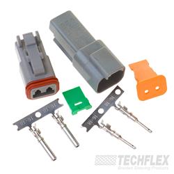 thumbnail interactive-video image 1 of 750-Piece Deutsch DT Connector Plug Kit - Stamped Contacts, 14-20 AWG, IP68 1 of 5