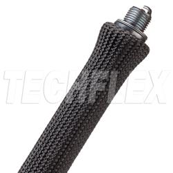 Techflex Electrical Silicone Flex Glass Insulation Sleeving SGAG0.38BK25