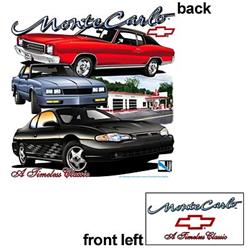 Monte Carlo A Timeless Classic T-Shirts TDC-152L