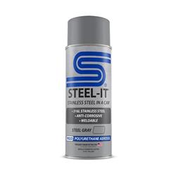 Steel-It Polyurethane Topcoats 12 Oz. Matte Gray/Silver FGAE1002D