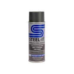 Steel-It Polyurethane Topcoats 12 Oz. Matte Black FGAE1006D