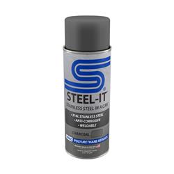 Steel-It Polyurethane Topcoats 12 Oz. Matte Black FGAE1006D