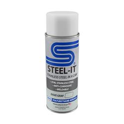 Steel-It Polyurethane Topcoats 12 Oz. Matte Gray/Silver FGAE1050D