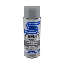 Steel-It Polyurethane Topcoats 12 Oz. Matte Gray/Silver CASE1002D