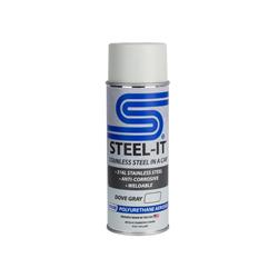Steel-It Polyurethane Topcoats 14 Oz. Matte Gray/Silver FGAE1050D