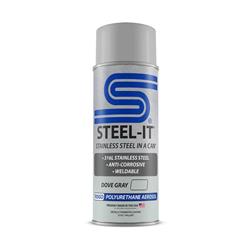 Steel-It Polyurethane Topcoats 14 Oz. Matte Gray/Silver FGAE1050D