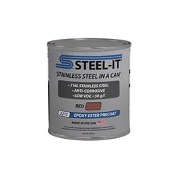 Steel-It Epoxy Ester Precoats 1 Quart Matte Red FGPA2213Q