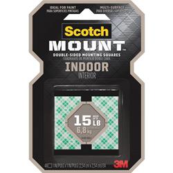 3M Products Scotch Indoor Double-Sided Mounting Squares 7100216170