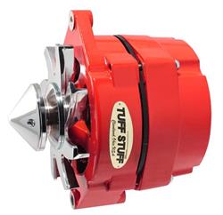 Tuff Stuff Performance Silver Bullet Alternators 7139FBULLRED