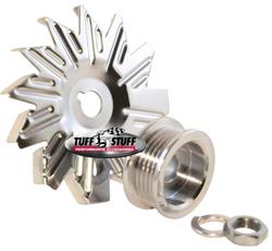 Tuff Stuff Performance Chrome Alternator Fan and Pulley Sets 7600C