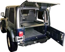 Tuffy Jeep Deluxe Cargo Area Security Enclosures for 1987-2006 WRANGLER - 240-01