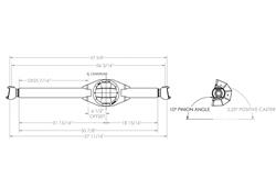Trail-Gear Rock Assault Front Axle Housings 308516