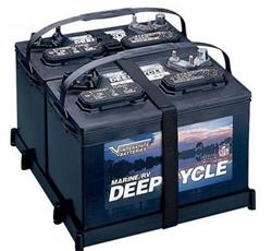 TH Marine Dual Battery Holders DBH-27P-DP
