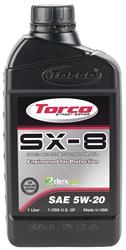 5w20 Torco SX-8 100 Percent Synthetic Engine Oil A120520CE