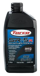 5W30 Torco SR-5r 100 Percent Synthetic Racing Oil A150530CE