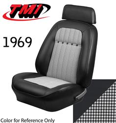 TMI Deluxe Sport Seat Upholstery for 1969 CAMARO - 43-80909-2295-9440