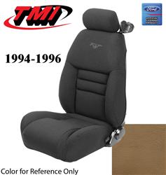 TMI GT Sport Seat Upholstery for 1994-1996 MUSTANG - 43-77624-L261-PONY