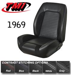TMI Standard Sport R Seat Upholstery for 1969 CAMARO - 46-80005-2295-99-WS