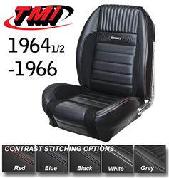 TMI Deluxe Pony Sport R Seat Upholstery for 1964-1966 MUSTANG - 46-70125-6525-99-WS