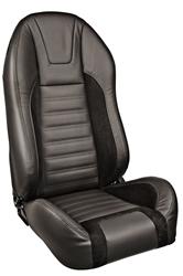 TMI Sport R Pro-Series High Back Black Vinyl/suede Seat 47-9300-6525-99-BKS