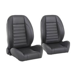 TMI Pro-Series Sport Low Back Charcoal Vinyl Seat 47-9000-6525-GS