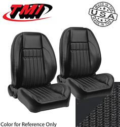 TMI Pro-Series Low Back Black Vinyl Seat 47-8005-2295-9016