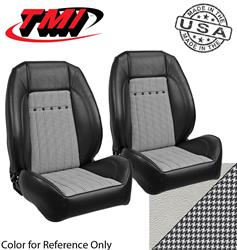 TMI Pro-Series Low Back Parchment/pearl Metallic Vinyl Seat 47-8006-3295-9440