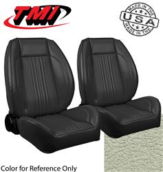 TMI Pro-Series Low Back Parchment/pearl Metallic Vinyl Seat 47-8020-3295