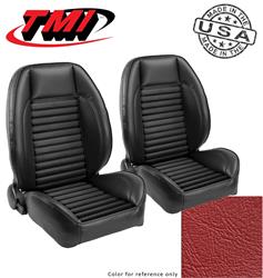 TMI Pro-Series Low Back Red Vinyl Seat 47-7000-957