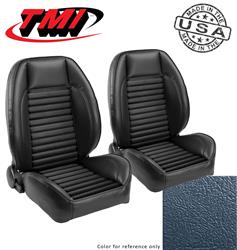 TMI Pro-Series Low Back Blue Vinyl Seat 47-7000-2095