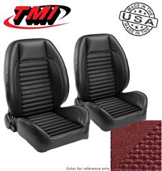 TMI Pro-Series Low Back Red Vinyl Seat 47-7001-2920-2954