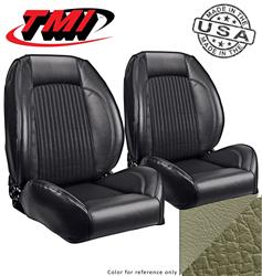 TMI Pro-Series Low Back Ivy Gold Vinyl Seat 47-7003-2503-3530