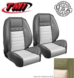 TMI Pro-Series Low Back Ivy Gold/white Vinyl Seat 47-7011-2503-2290