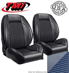 TMI Pro-Series Low Back Blue Vinyl Seat 47-7013-2287-804